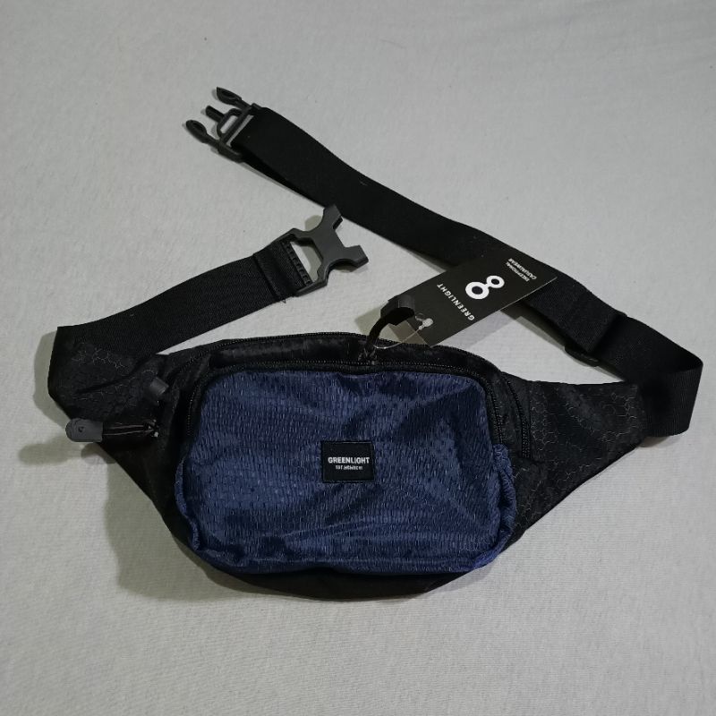 Tas Selempang Pria Waist bag Greenlight Pria Tas Distro Murah Tas Pinggang Sebaguna Tas Slempang