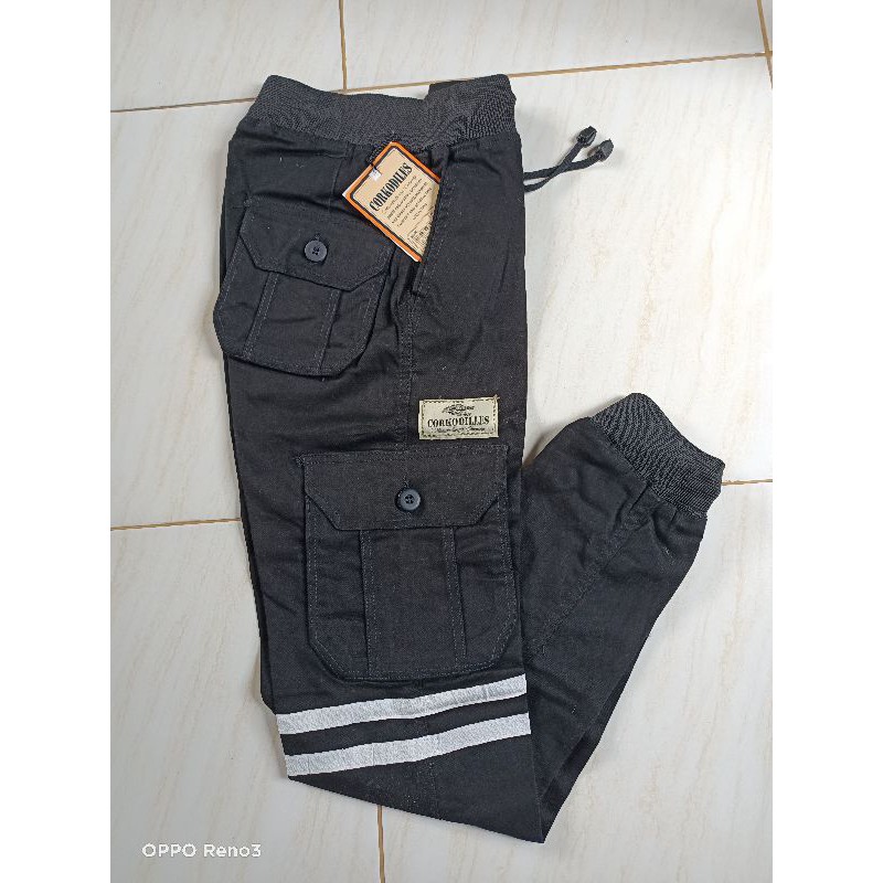 CELANA JOGER STRIP CARGO RIP ORIGINAL