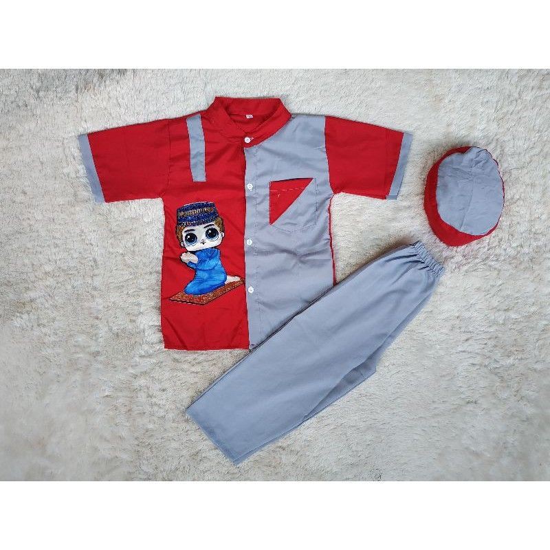 setelan koko/setelan koko led/koko anak terbaru/Sarkoci Anak