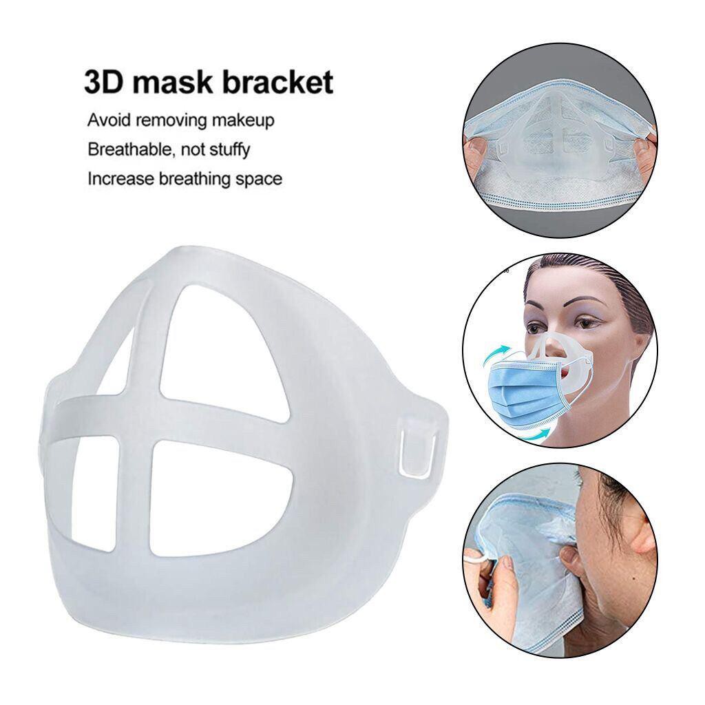 Penyangga masker 3D / Bracket masker 3D / Braket masker / Dudukan masker LENTUR