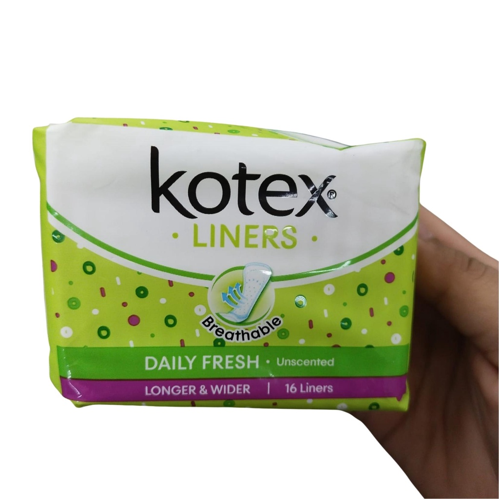 Kotex Pembalut Pantyliners Daily Liners isi 16 S Scented / Unscented