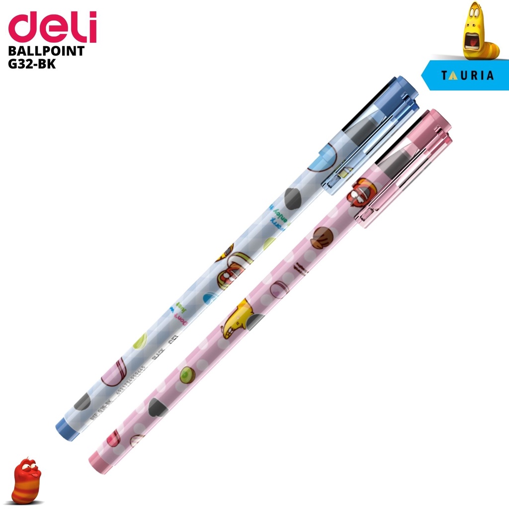 

BALLPOINT / PULPEN / PENA DELI G32-BK LARVA