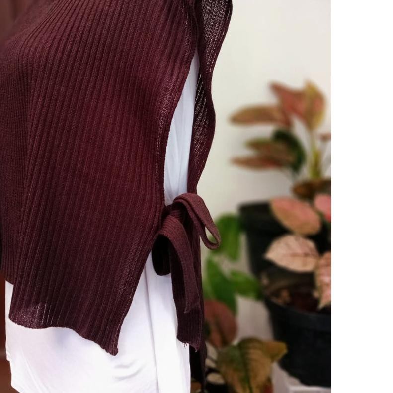 ♪ Rompi rajut tali/rompi vest/rompi gamis ✤