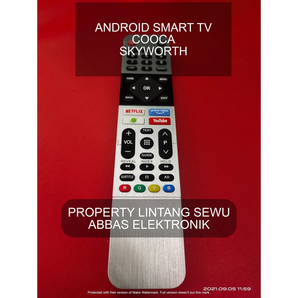 REMOT LCD TV SMART TV ANDROID COOCA SKYWORTH SILVER COCAA