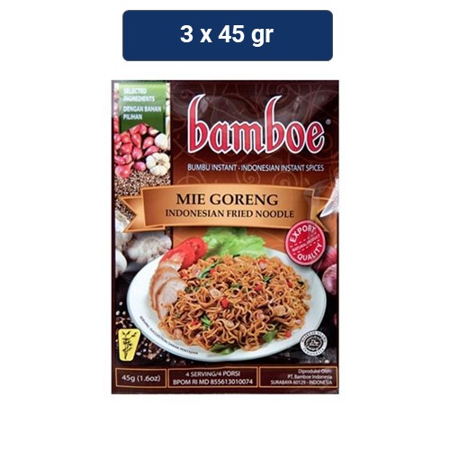 

Bamboe Bumbu Mie Goreng 3 x 45 gr