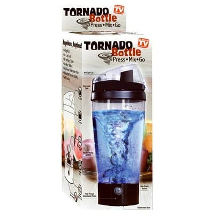 Botol Tornado bottle Press Mix Go / Shaker Automatis 450ml Shaker