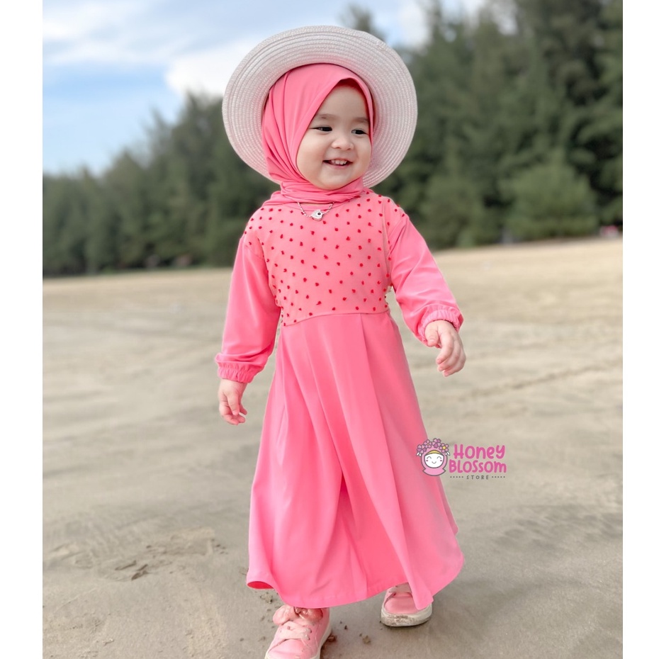 HONEYBLOSSOM baju muslim anak / baju muslim anak perempuan alesha series