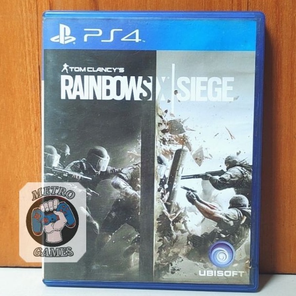 Kaset Rainbow Six Siege PS4 Tom Clancy's Clancys Clancys Siege Playstation PS 4 5 CD BD Game Games Ps4 Ps5