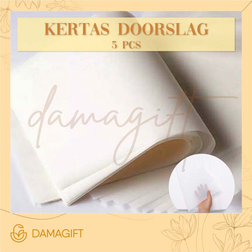 

[5 Pcs] Kertas Doorslag / Kertas Warping / Cover Tisu 22x69 cm untuk pembungkus kado gift / hampers
