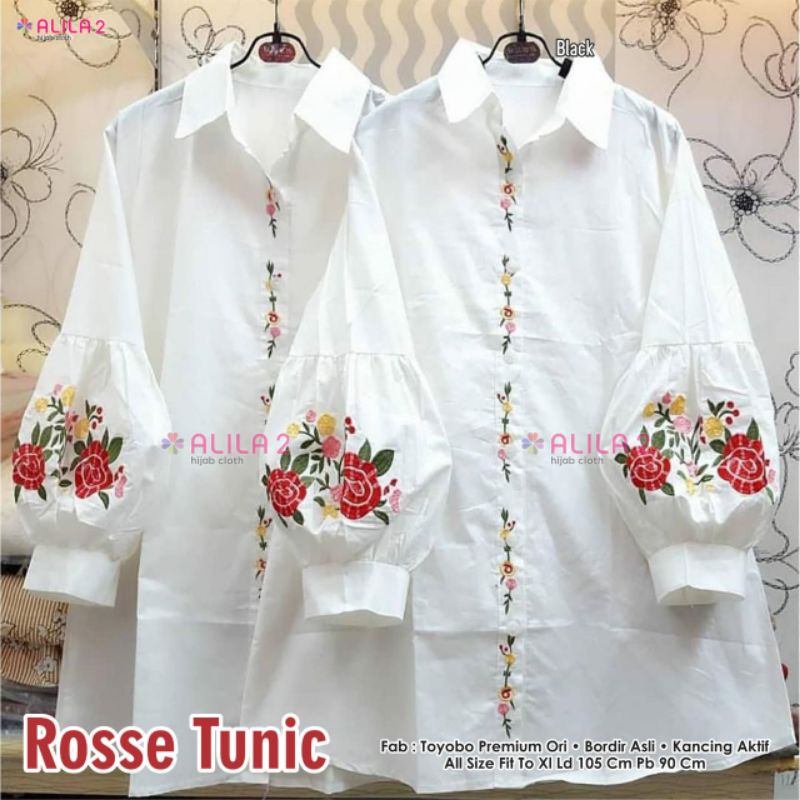 ROSE TUNIK SAKURA TUNIK LILY TUNIK ATASAN WANITA BAHAN TOYOBO