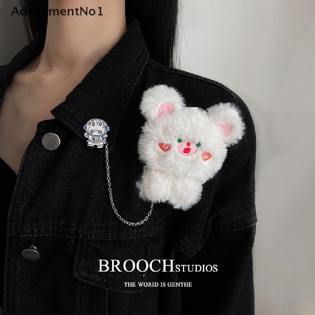 (AdornmentNo1) Bros / Pin Motif Kartun Panda + Tulisan I Love You Untuk Aksesoris Pria