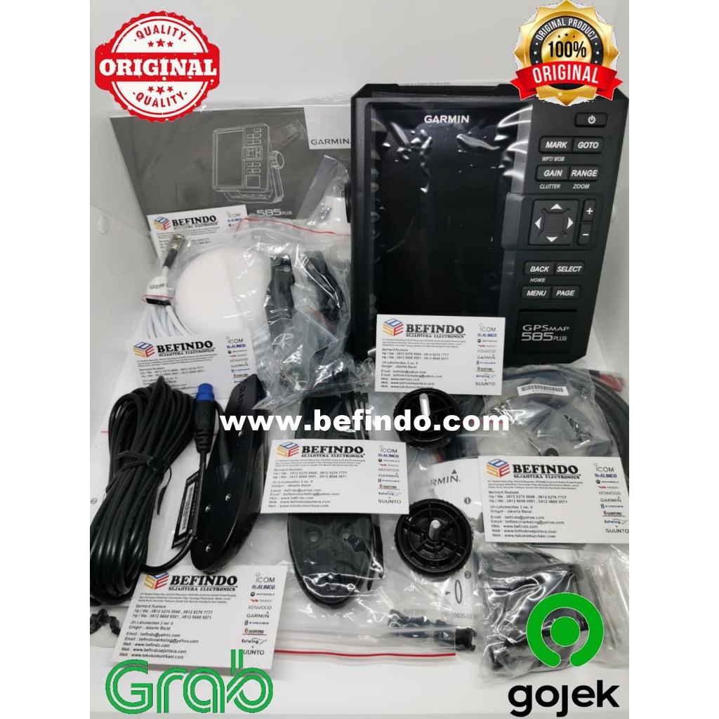 GARMIN Gps Map 585 Plus Original Garansi Resmi ( GPS+Sonar)