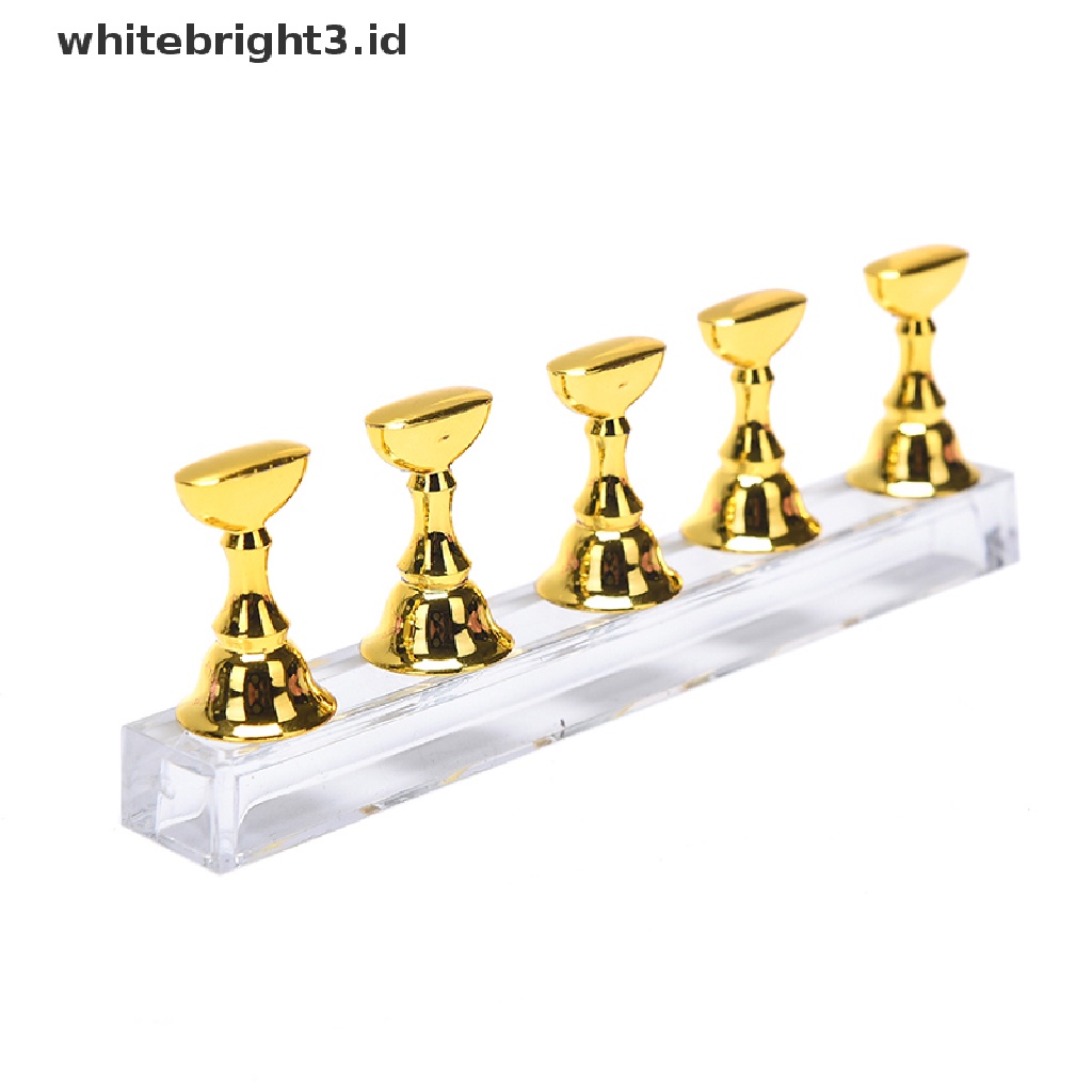 (whitebright3.id) 1 Set Stand Display Kuku Palsu Bahan Akrilik