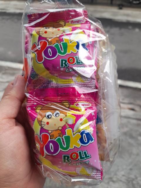 Permen gulung Youka Roll pack isi 20 pcs