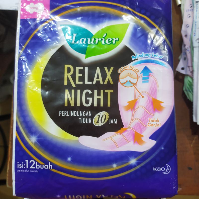 laurier relax night wing 30cm 16 / 35cm 12