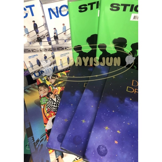 ALBUM ONLY STICKY, Regulate haechan, Universe, empathy, Photobook DREAM A DREAM, Jewel case renjun