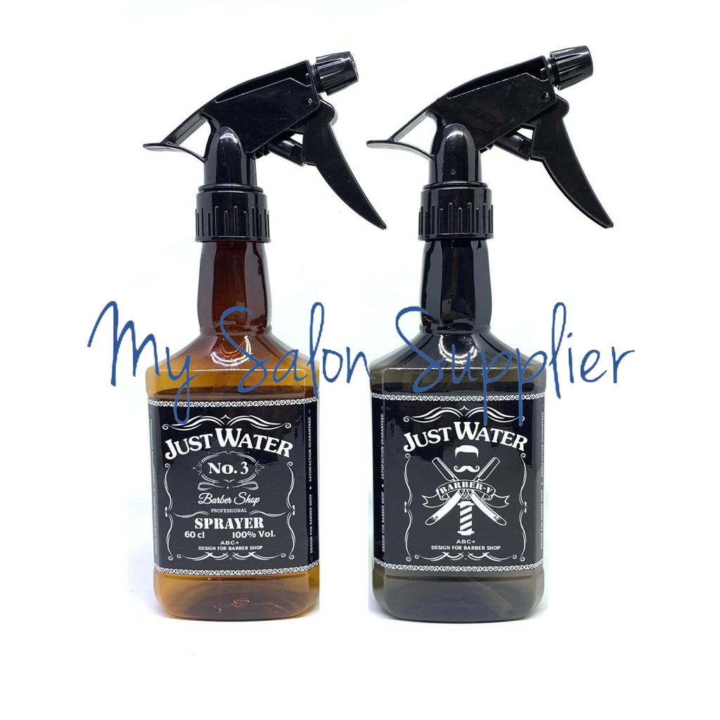 Botol Spray Salon / Barber Shop Just Water GEPENG 300ml