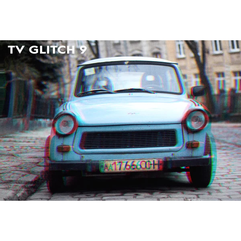 Als Glitch Tv Action Pack Vol 1 - Photoshop Action