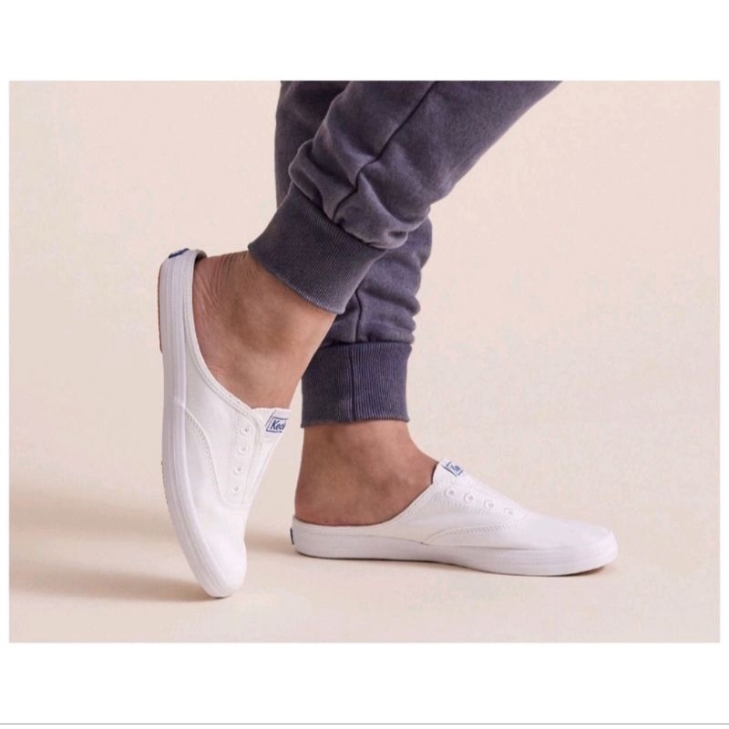 KEDS MOXIE MULE CANVAS WHITE