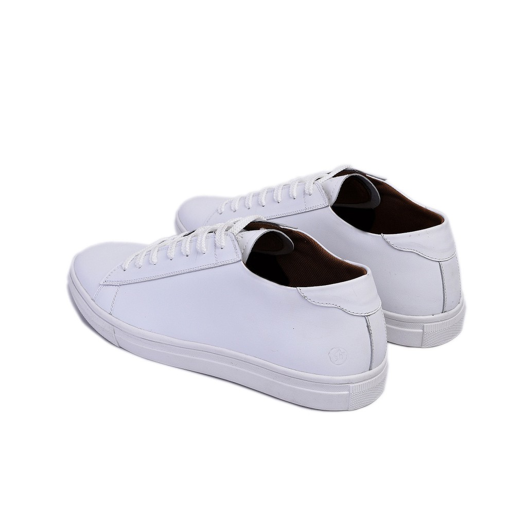 SANCHEZ WHITE |FORIND x Zapato| Sepatu Sneakers Kulit Asli Putih Casual Kasual Polos Ori Footwear