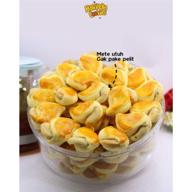 Marvella Cookies Biskuit Mete Kue Kering