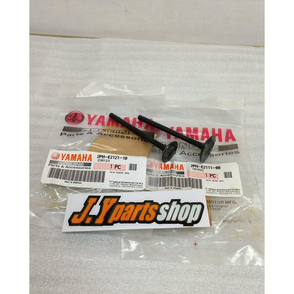 PAYUNG KLEP VALVE  IN dan EX MIO M3 SOUL GT FINO FI XRIDE X RIDE 125 FAZZIO ORIGINAL YGP 2PH-E2111-00 2PH-E2121-10