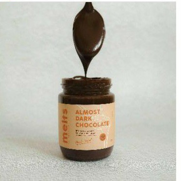 melts  300 gram dark  chocolate spread selai coklat diet keto selai sehat