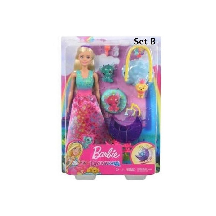 TERMURAH Barbie Royal Dreamtopia Doll Original Mattel - Set B Sedia Toys Kids TERLENGKAP