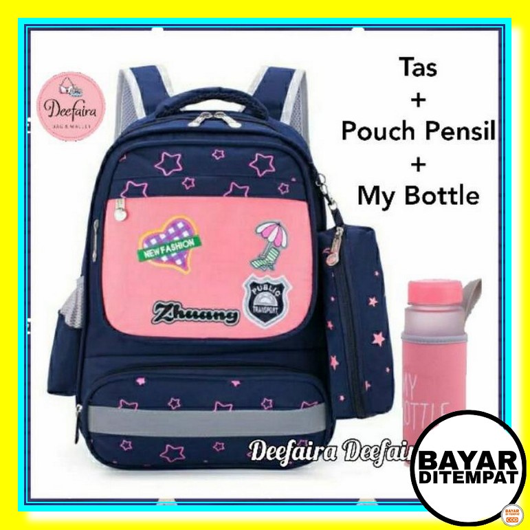 Tas Sekolah Anak Perempuan Sd Smp Sma Tk Murah Kelas 1 2 3 4 5 6 Lucu Tas Sekolah Wanita Backpack Pe