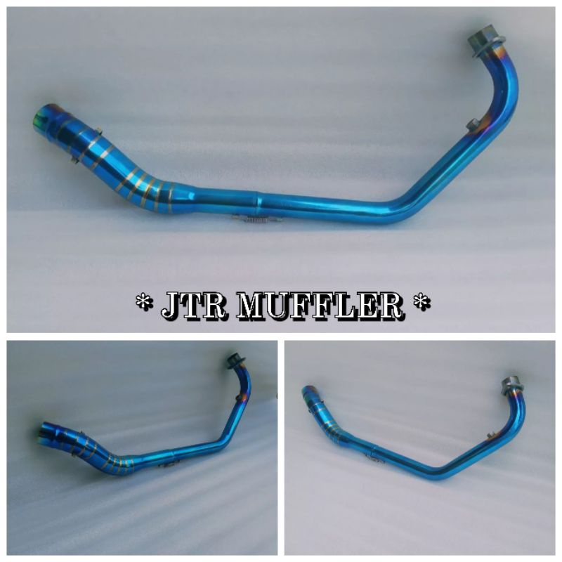 Leher Leheran bluemoon knalpot Sonic 150 Supra gtr 150 Cb150r new inlet 50mm