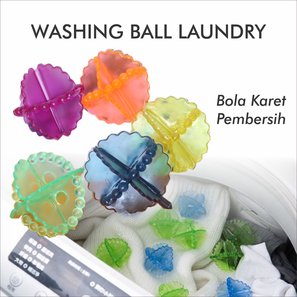 Bola Karet Mesin Cuci Baju Atau Laundry Ball