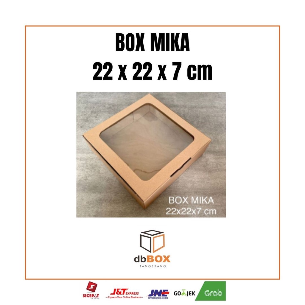 

BOX MIKA 22x22x7 cm | Box Die Cut dan Easy Usage | Box Kue Bolu & Tart | Box Lebaran | Box Hampers Idul Fitri | Dus Kue Lebaran | Box Kue Kering Idul Fitri