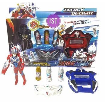 Mainan Anak Robot Ultramen 1 Set Ultra Capsule Senjata Riser