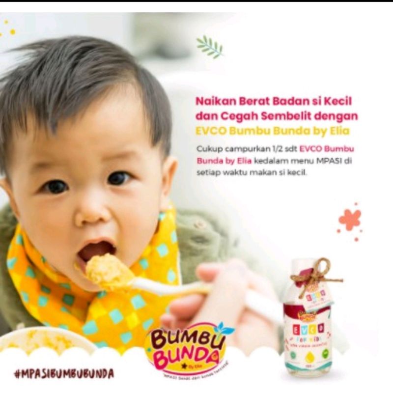 

(HALAL MUI) Bumbu Bunda Organic Extra Virgin Coconut Oil EVCO Minyak Kelapa VCO 100 ml