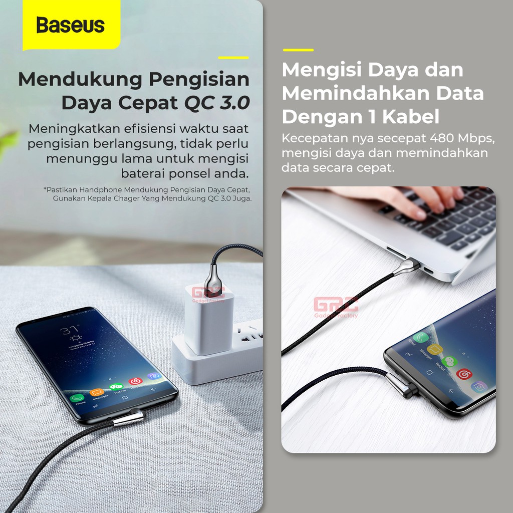 Baseus MVP Sharp-Bird USB Type-C Fast Charging Kabel Game