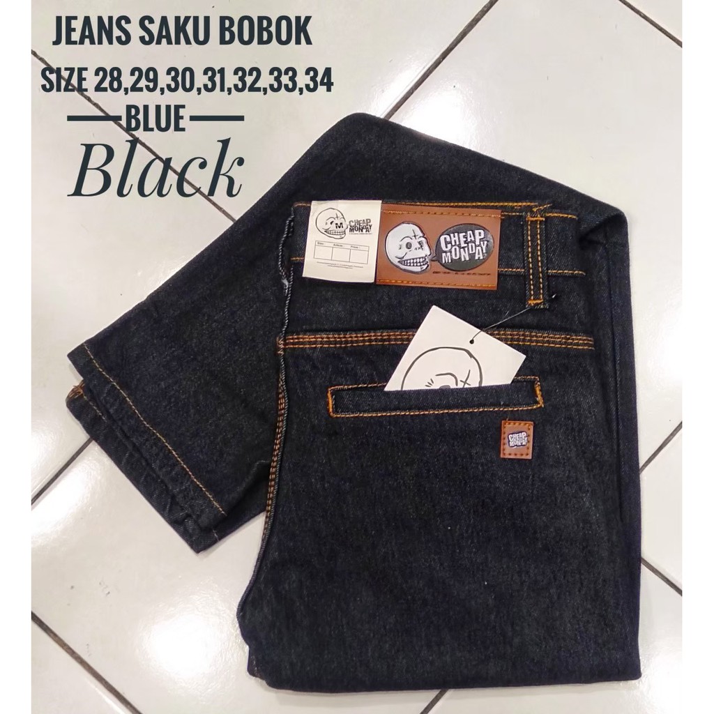 CELANA JEANS SLIMFIT SAKU BOBOK