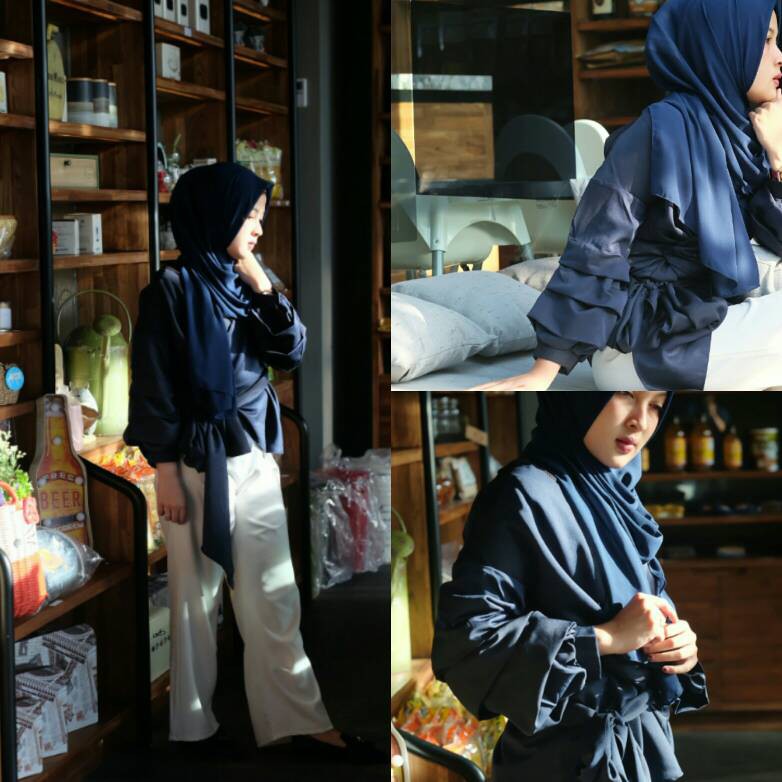 Baju Atasan Wanita Blouse Kimono