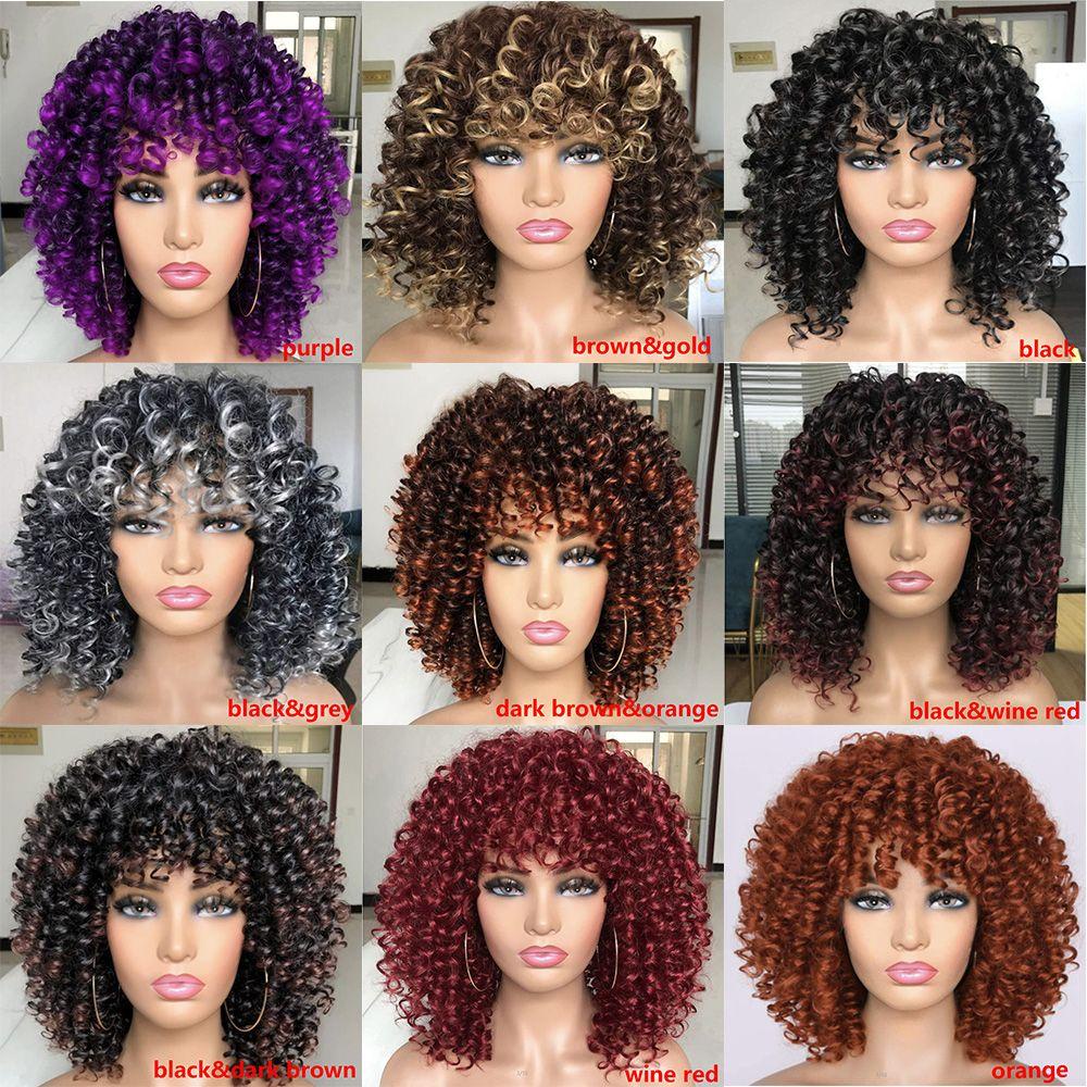 Suyo Wig Pendek Fashion Wanita Rambut Sintetis Wig Sintetis Mewah Brazil