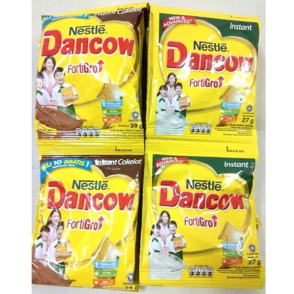 

Dancow FortiGro Instant 27 Gr | Dancow FortiGro | Susu Bubuk | Nutrisi | Dancow FortiGro Renceng