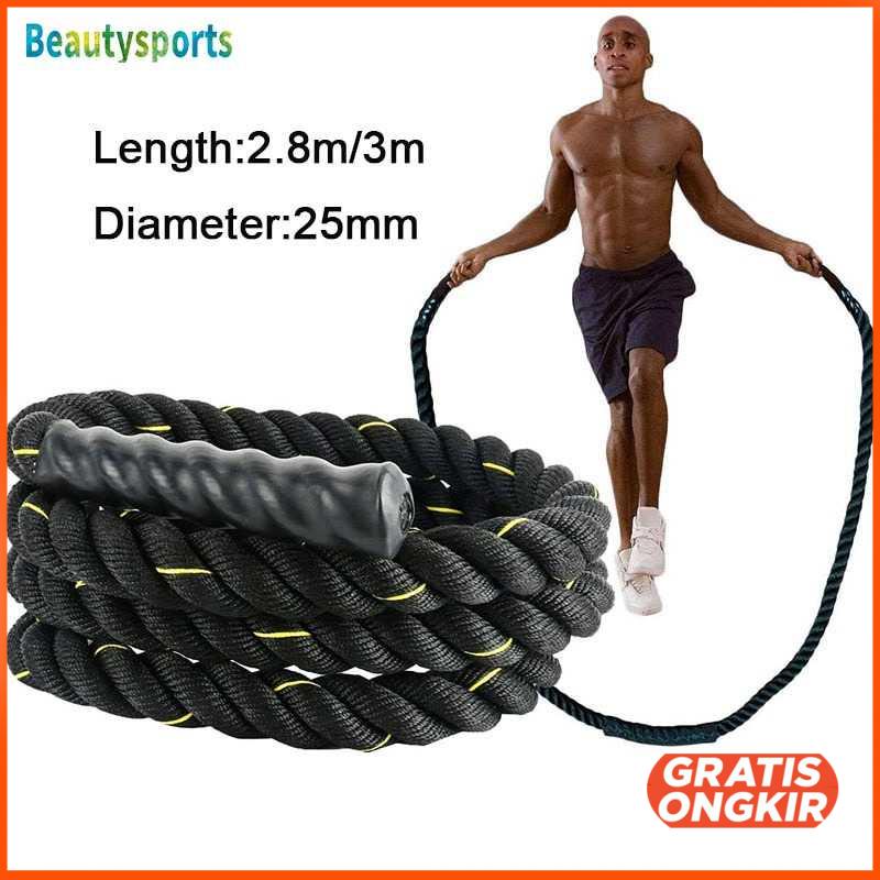 Tali Skipping Jump Rope Heavy Power Training 3mx25mm BJR002