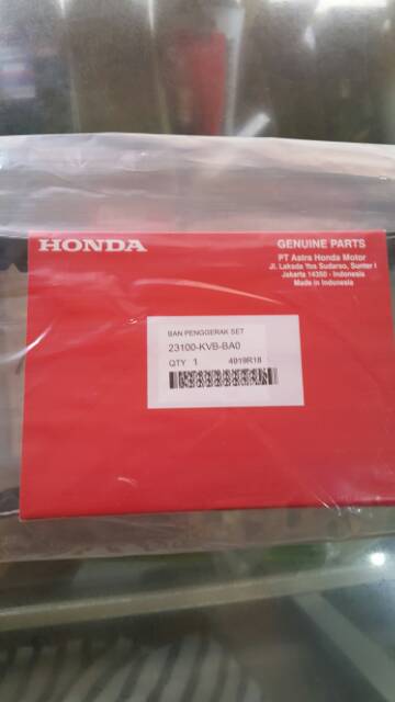 V Belt Set Van Belt Set Ban Penggerak Assy Honda Vario 23100 KVB BA0