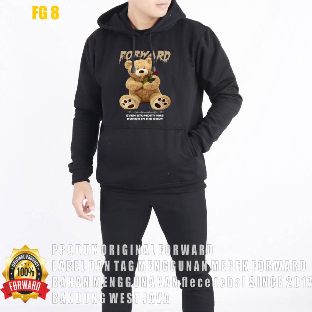 Sweater Pria Japanese Sweater Hoodie Fleece Jumper Switer Model Jepang Terbaru FORWARD SYSTEM Lanzclothing FG8