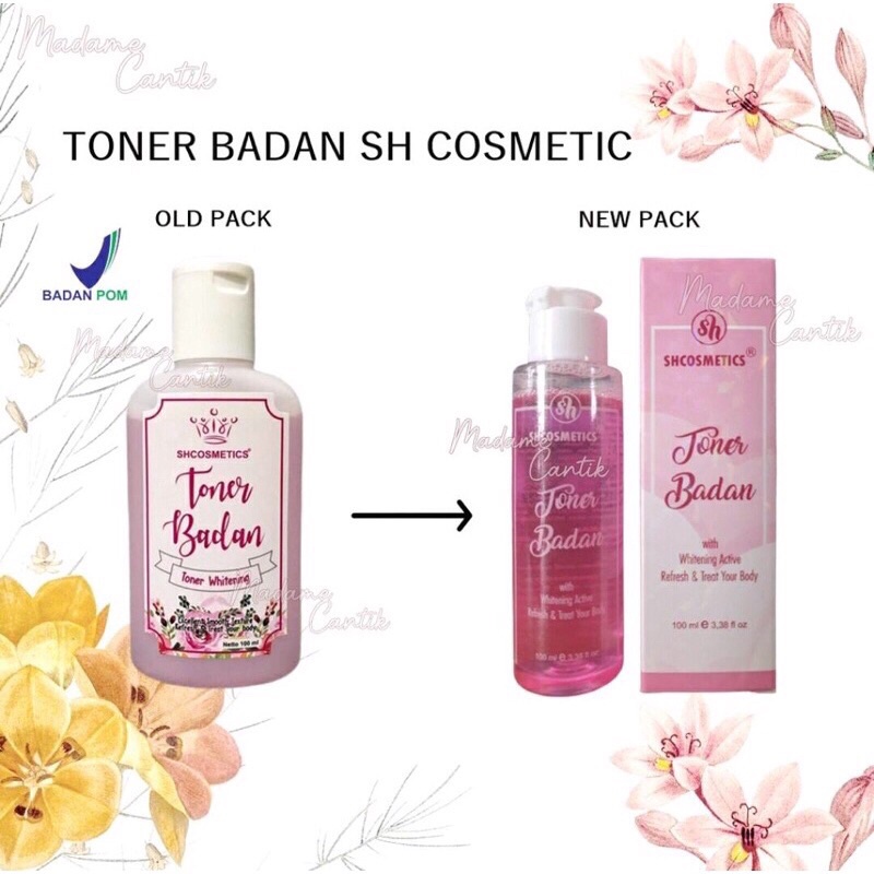 Toner Badan Whitening BPOM  / Toner Badan By SHCOSMETICS