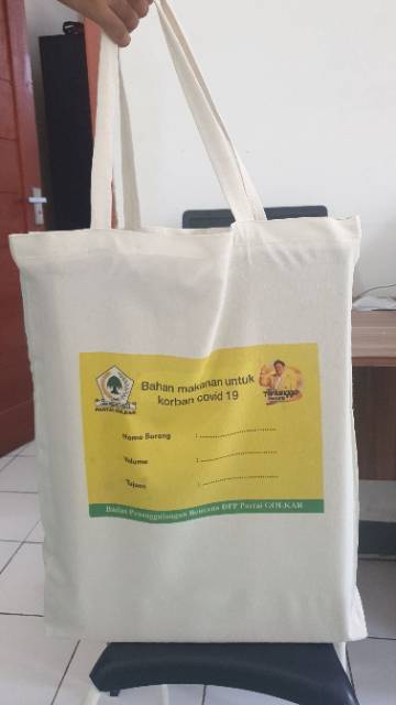 Totebag sembako 40 x 50 cm