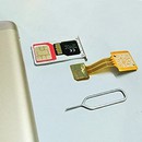 Hybrid Micro Converter Nano SIM Card to Micro SD Card Konektor SIM