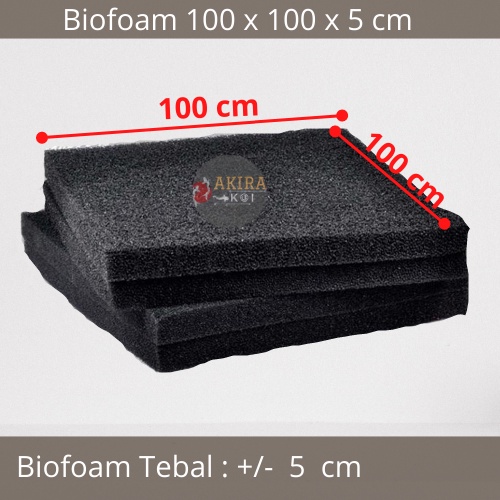 Kapas Busa BioFoam 100x100x5 Media Filter Kolam Ikan Bio Foam Biospons