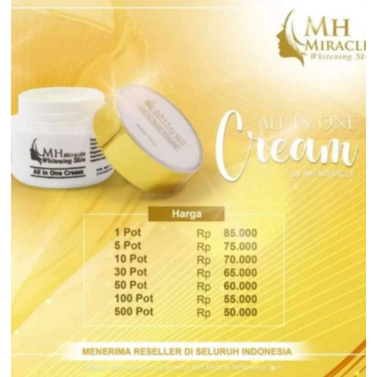 CREAM ECER MH Miracle Whitening Skin