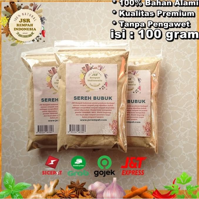 

PROMO SEREH BUBUK SERAI BUBUK ASLI ISI 100 GRAM LEMONGRASS POWDER MURAH