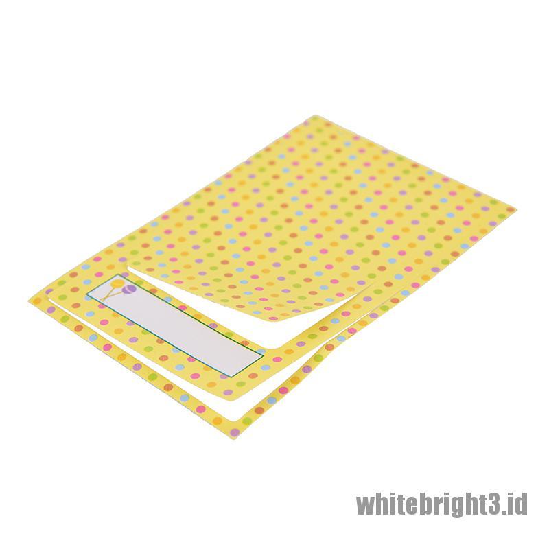 (white3) 20pcs Tape Kertas Motif Lucu Untuk Dekorasi Diary / Scrapbook / Craft