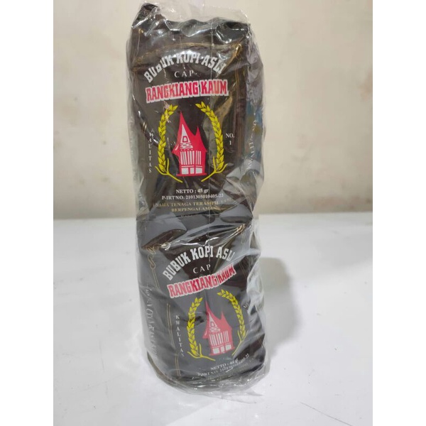 

Kopi Rangkiang Kaum Asli Batusangkar berat 45gr kemasan 1 pack isi 20pcs